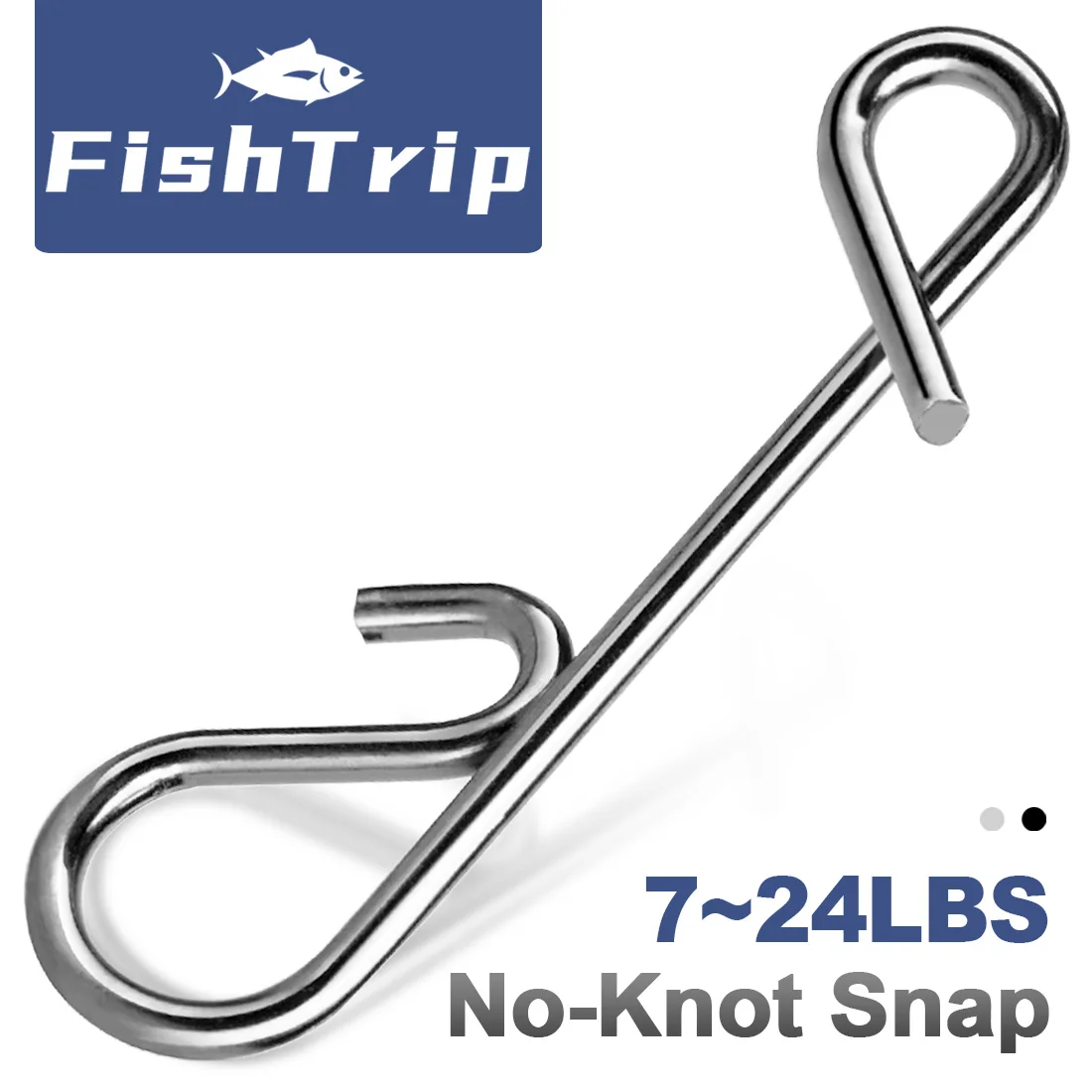 Conectores de pesca a presión sin nudo FishTrip – Acero inoxidable - imagen 2