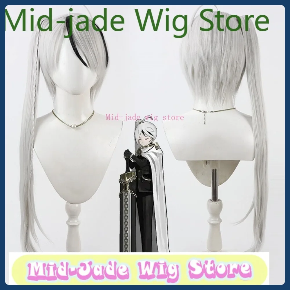 

Mid-jade Wig Store Yan Vismok Cosplay Wig Halloween Anime Game Role Playing Synthetic Hair Clothing Props