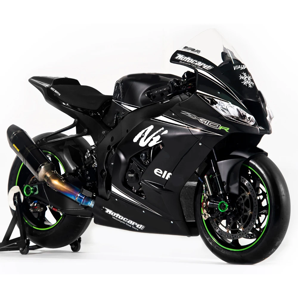 Per Kawasaki NINJA ZX-10R ZX-10R ZX 10R Ninja accessori moto adesivo carenatura Kit adesivo per auto intero