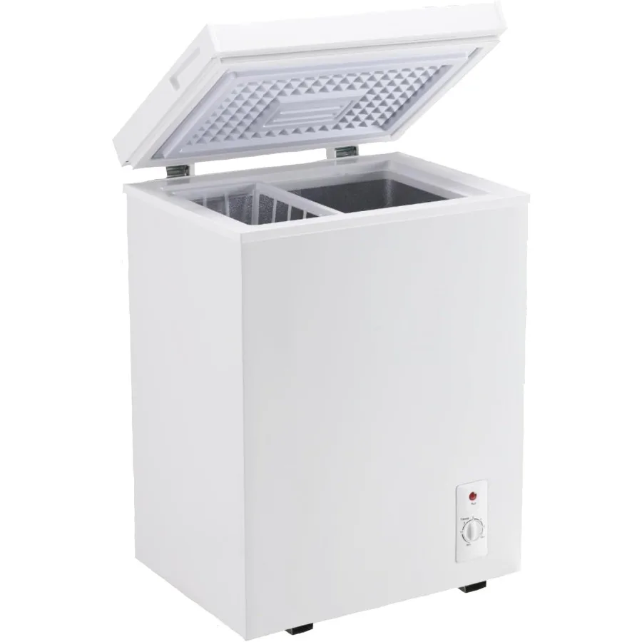 

Морозильная камера нагрудная морозильная камера глубиной 3,5 куб. фута со съемной корзиной, 7-уровневый регулируемый термостат, быстрое охлаждение, отдельно стоящий верх, открытый Doo