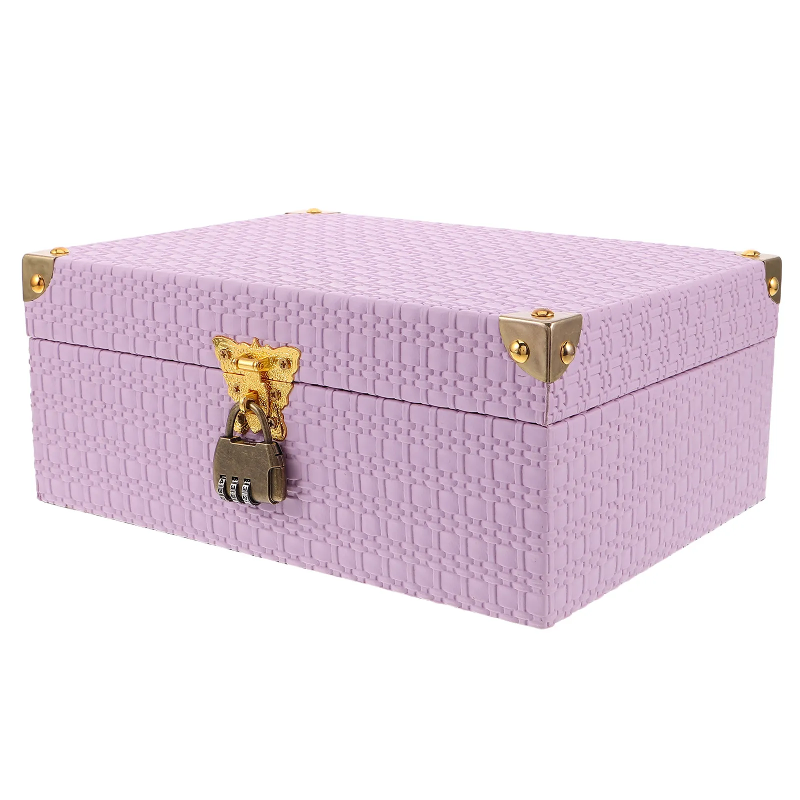 

Винтажный сундук для хранения, ретро-шкатулка для украшений, декоративная, с замком, для сокровищ и памятных вещей, с кодовым замком