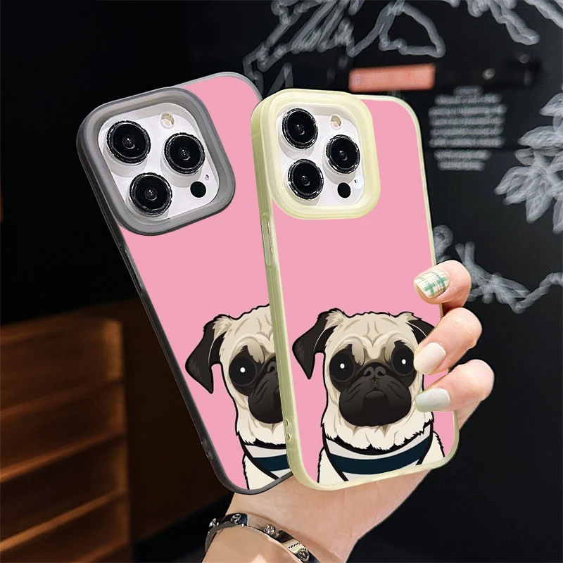 Матовый ультратонкий силиконовый мягкий чехол A0063 для iPhone 16 15 13 14 11 12 Pro Max Plus, бампер, защитная задняя крышка, чехол