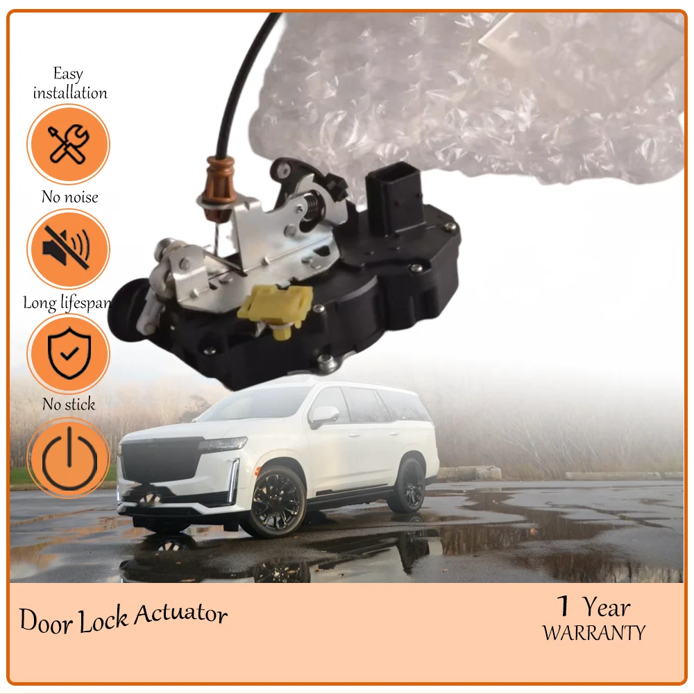 

Rear Left Driver Side 5Pin Door Lock Latch Fit Cord, Calibrated for Cadillac Escalade Chevy Silverado 1500 oem 931-571,DLA725