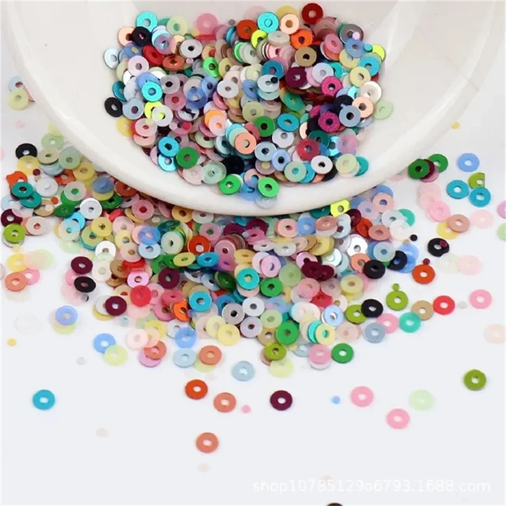 10g 2mm 3mm 4mm Pvc French Matte Round Sequins Loose Cup Sequins Paillettes Glitter For Jewelry Making Diy Sewing Nail Art Craft