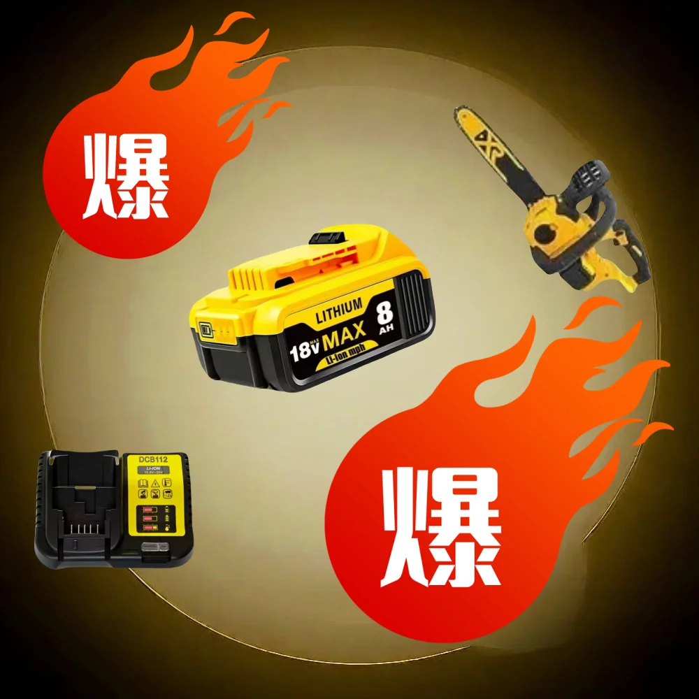 

For dewalt 18V MAX Rechargeable Tool Lithium-ion Battery，6000mAh
