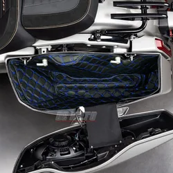 FOR Saddlebag Liners 2023 CVO 2024 CVO NON Black w Blue Stitching CVO Harley Touring Models Side bag protective cover