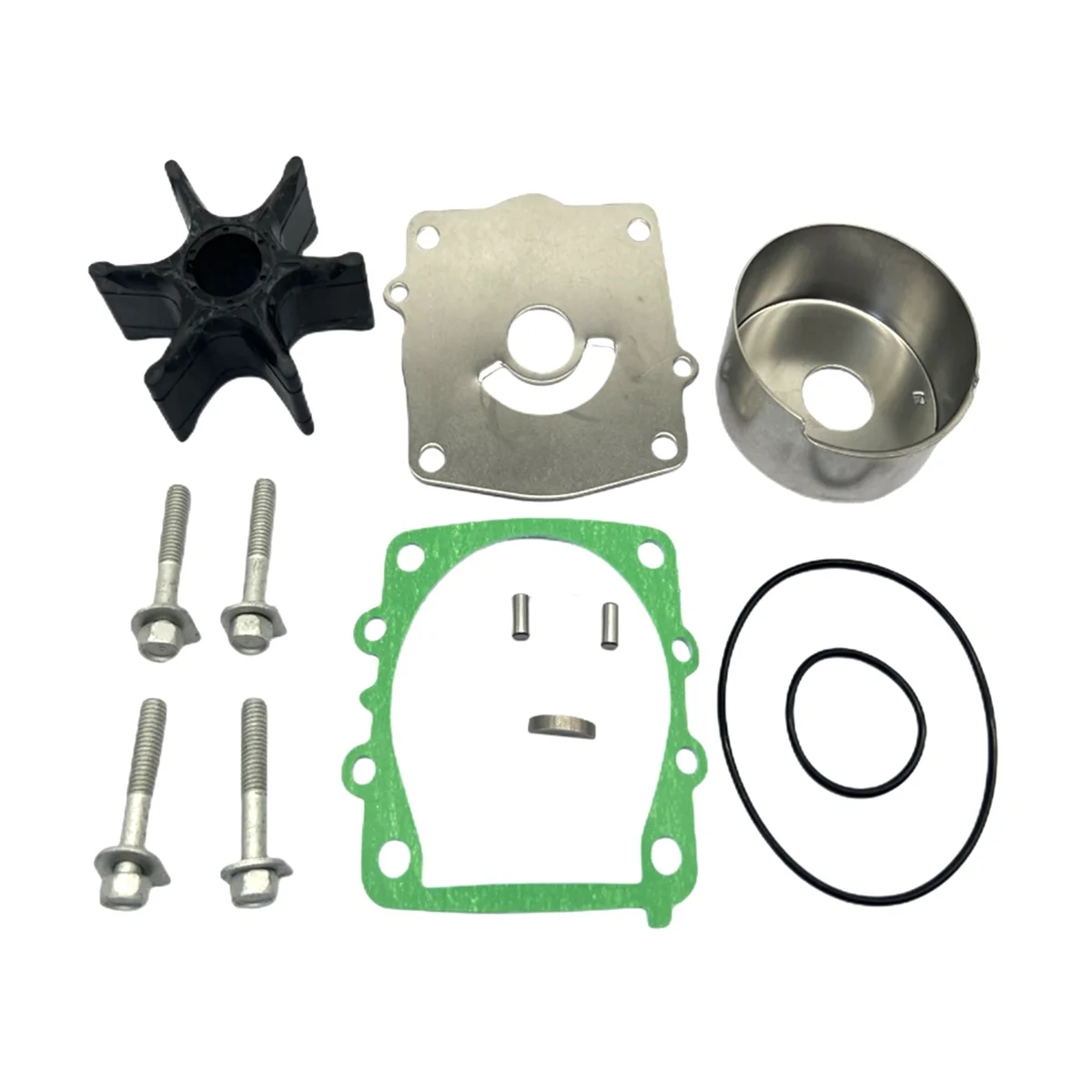 

Water Pump Impeller Kit with Housing 6G5-W0078-A1 6G5-W0078-01-00 for Yamaha 2-Stroke 150 175 200 225 HP