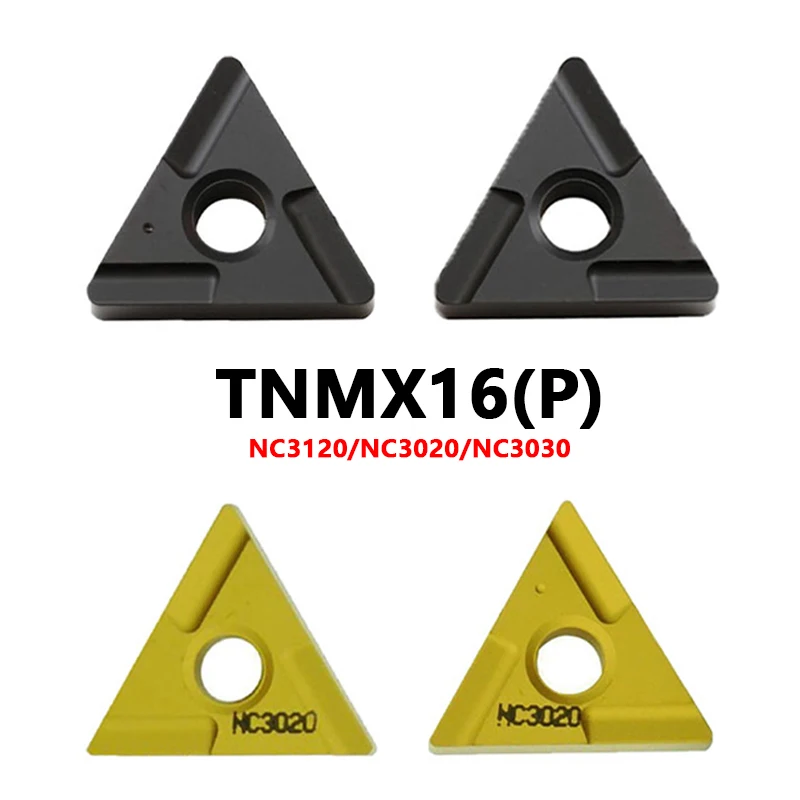 

Original Turning Inserts TNMX160404 TNMX160408 NC3020 NC3120 NC3030 For Steel Carbide Lathe Cutting Tool Shank TNMX160404L TNMX