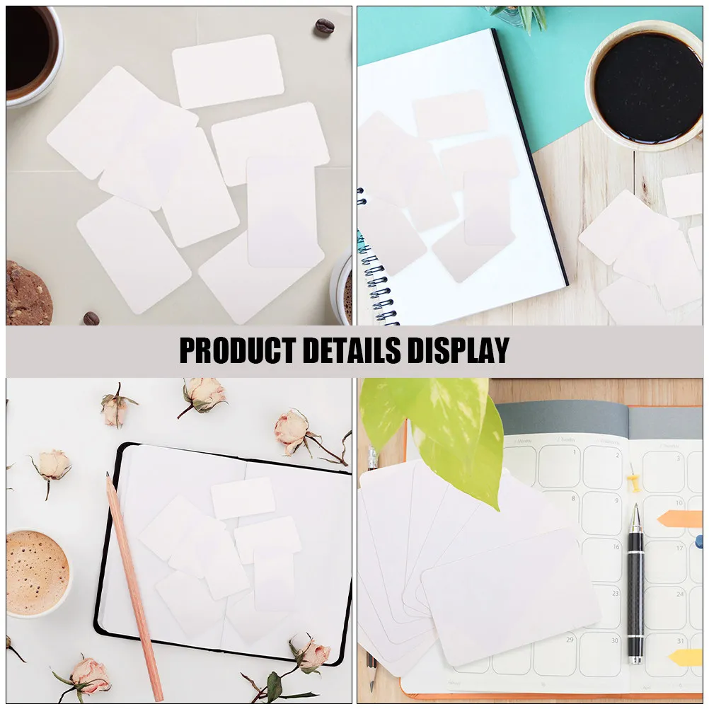 

300 шт. пустых бумажных карточек для заметок, DIY-карточки для учебы, офиса, школы, портативные карточки для письма и творчества