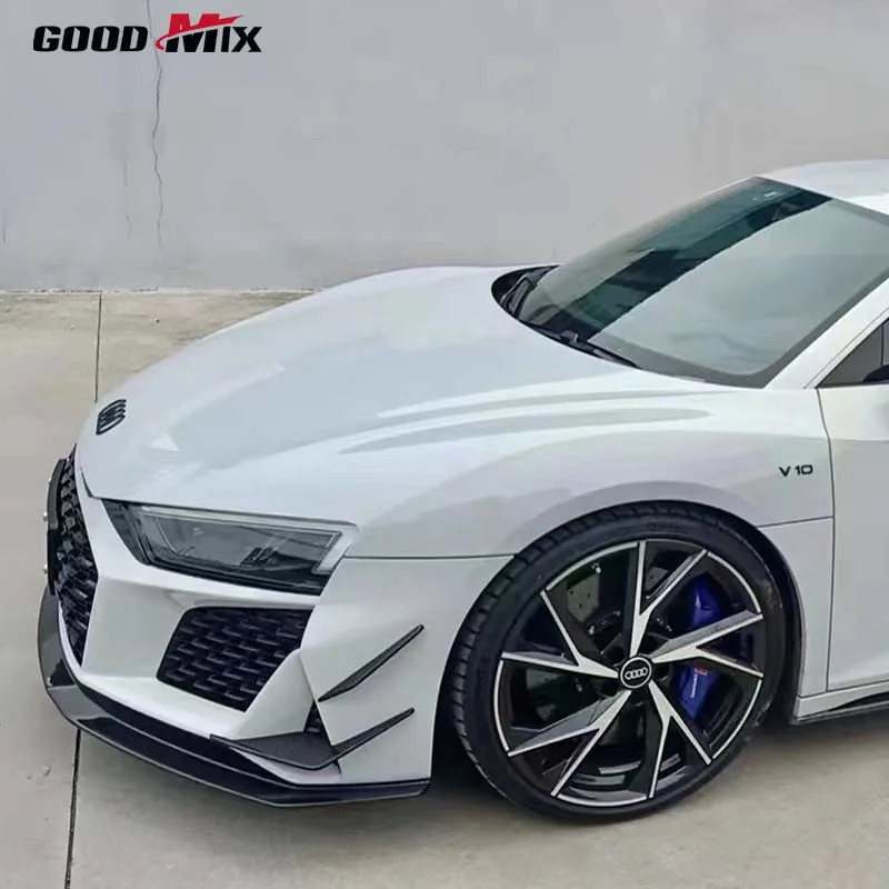 

GT Style Prepreg Dry Carbon Fiber Body Kit Front Lip Spoiler Splitter for Audi R8 Gen2 Facelife 2019 - 2023