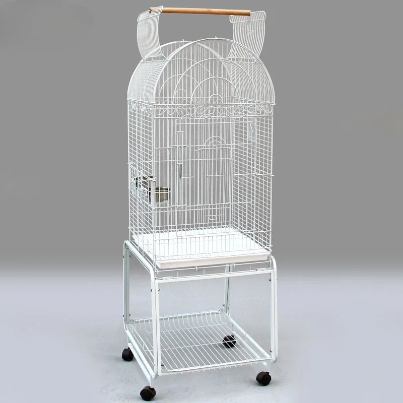 

701-white Black Antique Acrylic Folding Pet Bird Cage With Parrot Pet Cage