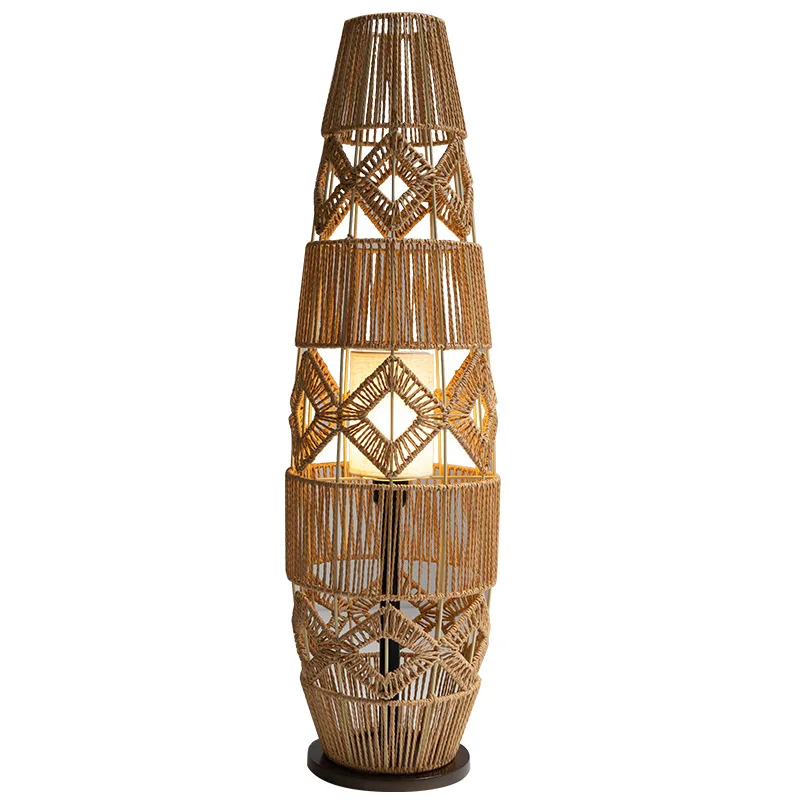 

Japanese retro rattan hemp rope handmade new Chinese zen designer