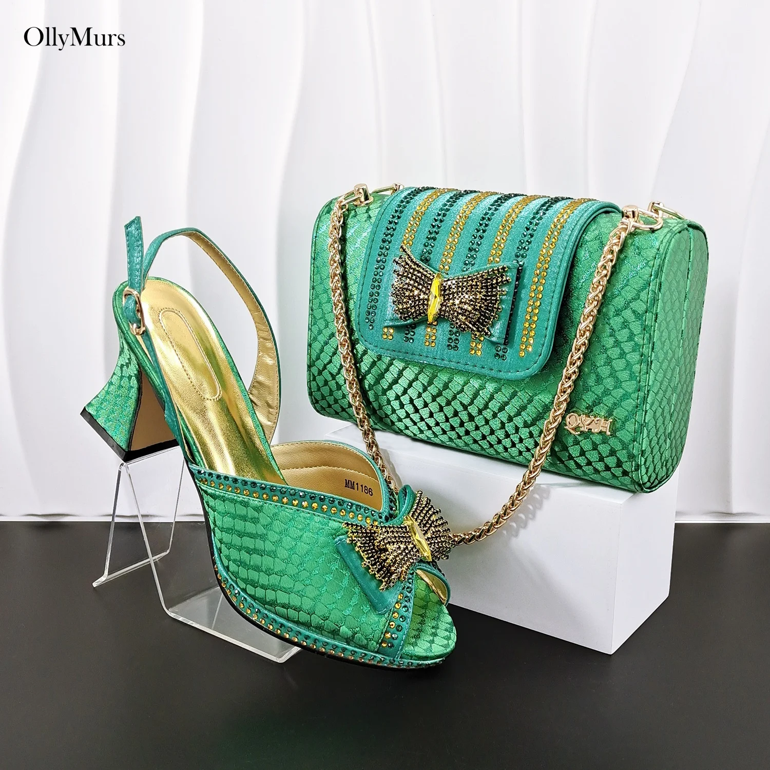 

Новейший модный комплект: африканские туфли на квадратном каблуке и сумка для свадебного платья, элегантный набор для женщин, туфли-лодочки и сумка в африканском стиле.