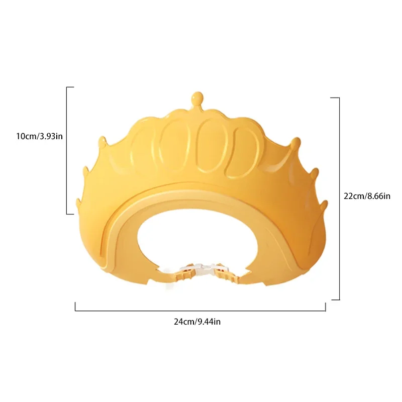 Z modelami ochrony uszu Czapka z szamponem dla dzieci Regulowana kąpiel fryzjerska dla dzieci Pogrubiona czepek do kąpieli