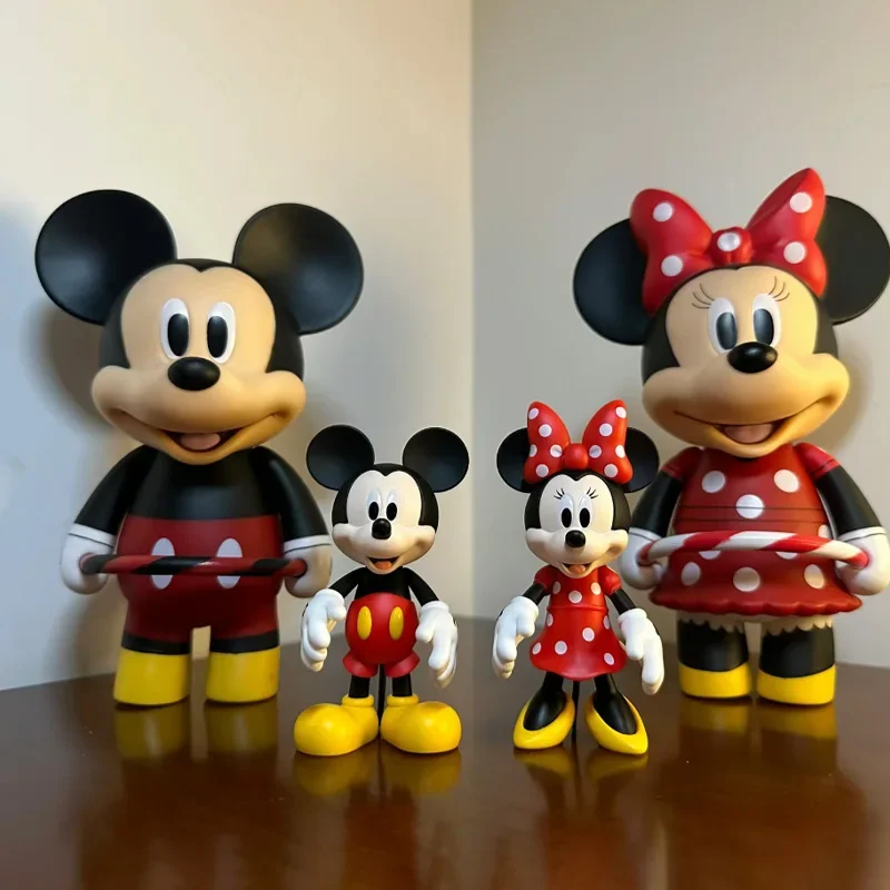 

Miniso Anime Figures Hangtag Limit Pts Duck Minnie Donald Duck Mickey Figure Pvc Room Decoration Christmas Gift Toys