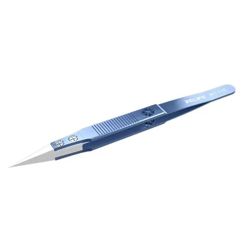 SYW-RELIFE Precision For Mobile Phone Repair Tools- Titanium Alloy Tweezers Set RT-15E