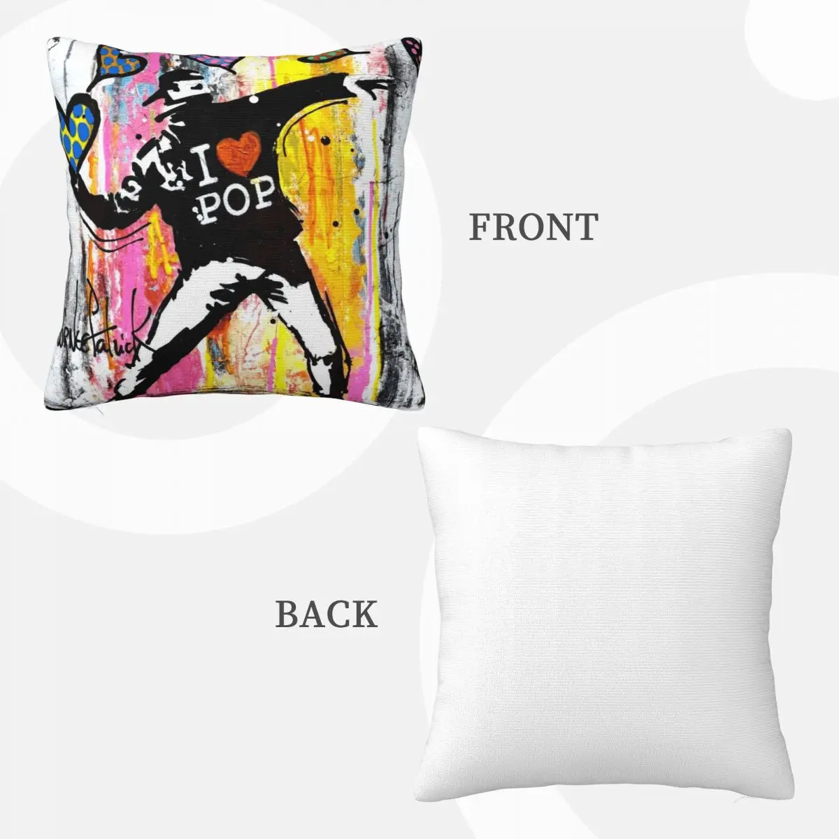 بانكسي 000270 ديكور المنزل غطاء الوسادة الوسائد الزينة Dakimakura كيس وسادة غطاء وسادة