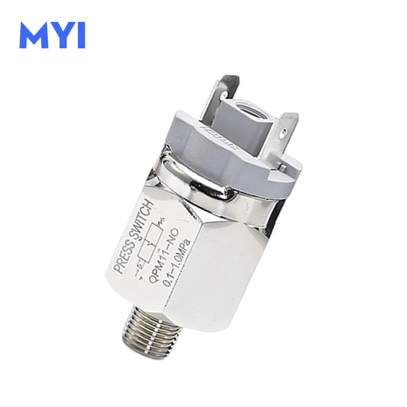 QPM 4110124T NO NC Pressure Switch 1.6/3/5/10 MPA Adjustable Mechanical Oil Pressure Adjustable Diaphragm Hydraulic Switch