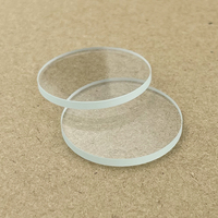 Diameter 8 13 14 15 18 20 25 28 30 32 42 MM Round Flat Lens Planus Glass Lenses for LED Flashlight Torch 22m 23mm 25mm 27mm 28mm