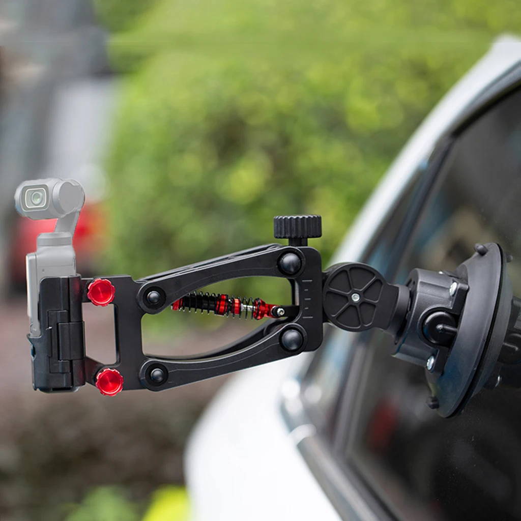 Suporte de carro para DJI Osmo Pocket 3, Câmera Z-Axle, Montagem em ventosa, Suporte para carro, Estabilizador, Pára-brisas, Anexar Sobressalente