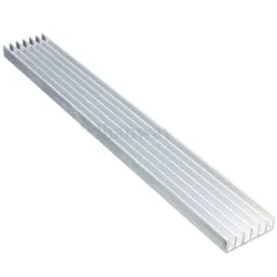 Disque dur à semi-conducteurs en alliage d'aluminium, dissipateur thermique, coussin de refroidissement pour haute puissance, puce IC LED, refroidisseur, 150x20x6mm, 1PC