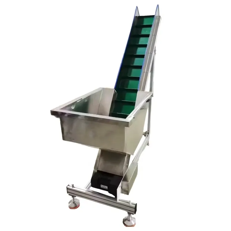 Tilt Belt Conveyor/Belt Conveyor System, Food Grade Electric Hopper Belt