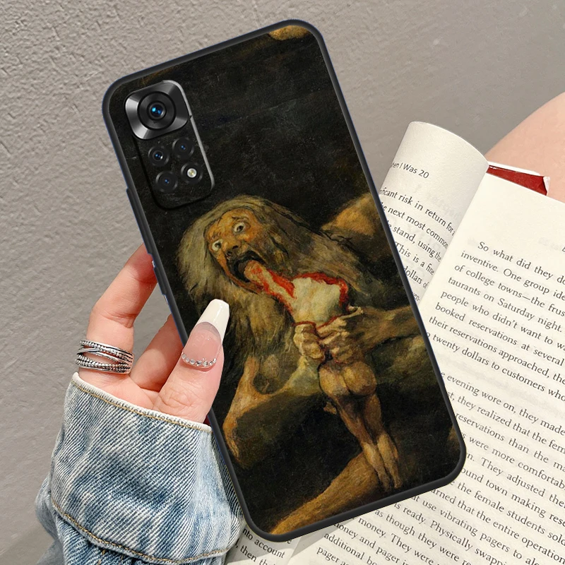 Spain Francisco Goya Art Case For Xiaomi Redmi Note 8 9 10 11 12 Pro Plus Turbo 11S 10S 12S Redmi 9C 10C 12C Coque