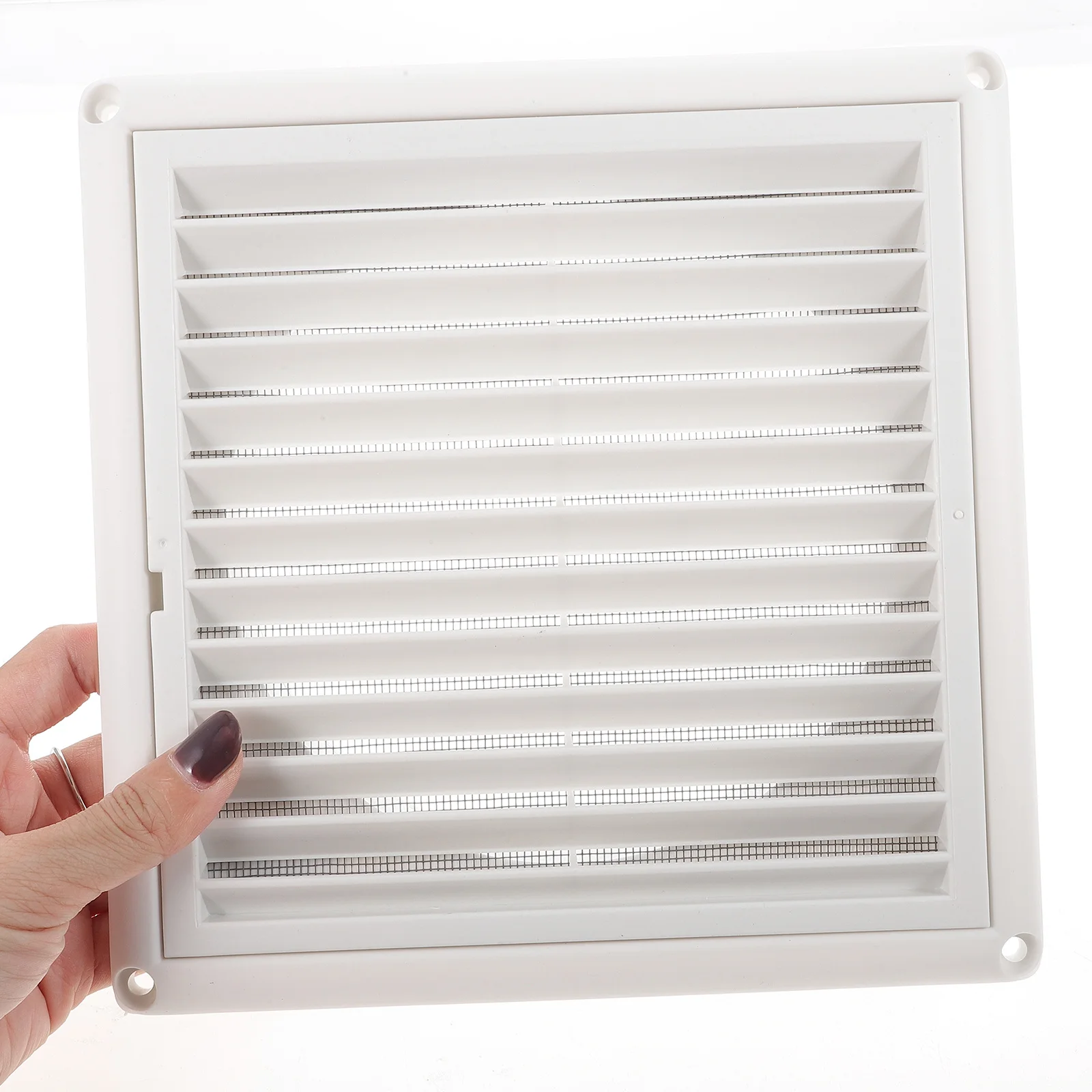 

Air Conditioner Exhaust Vent 150mm Adjustable Grille Cover Wall Mount Return Air Plastic Ventilation Bathroom Camping