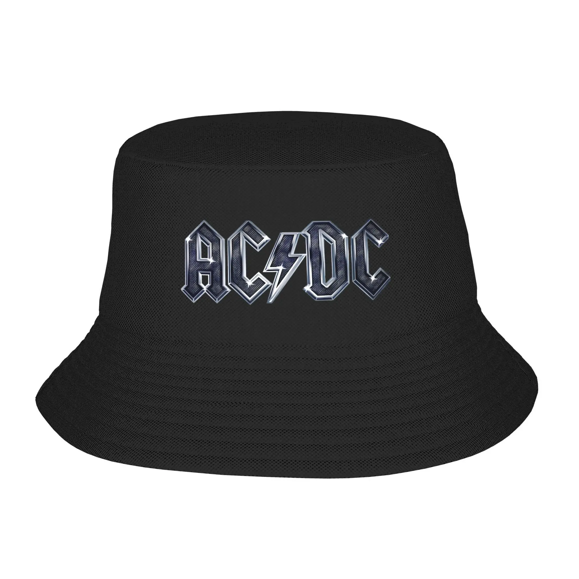 

Модная панама AC-DC с логотипом группы, кепка Боб, унисекс, хлопковые рыбацкие шапки, музыкальный альбом, двусторонние рыбацкие шапки, летние