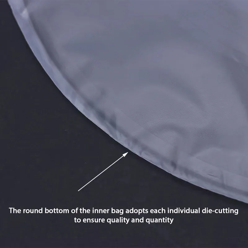 50Pcs 12 Inch HDPE Vinyl Record Protective Bags OPP Plastic Bags Anti-static Record Sleeves Record Inner Bags Thickened 8 Silk image 6