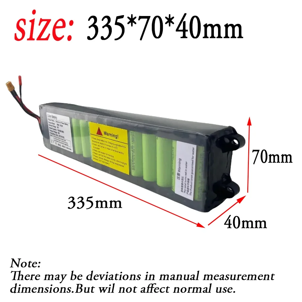 샤오미 전기 스쿠터용 M365 리튬 이온 배터리 팩, 내장 BMS 보호, 통신 없음, 오래 지속되는 범위, 36V, 7800mAh