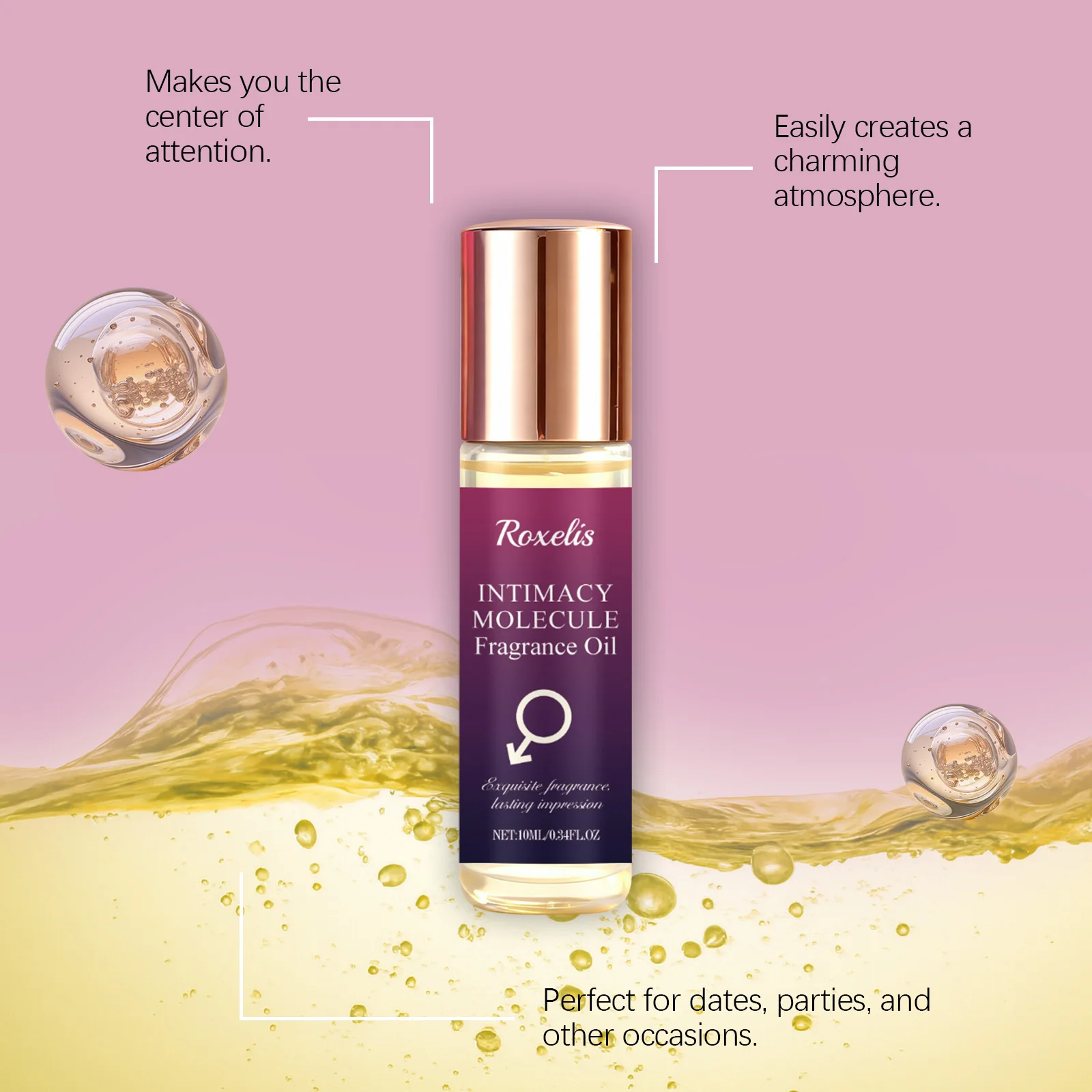 10ml Intimacy Molecule Roll On - Fragrance-Oils Perfume recensione e prezzo