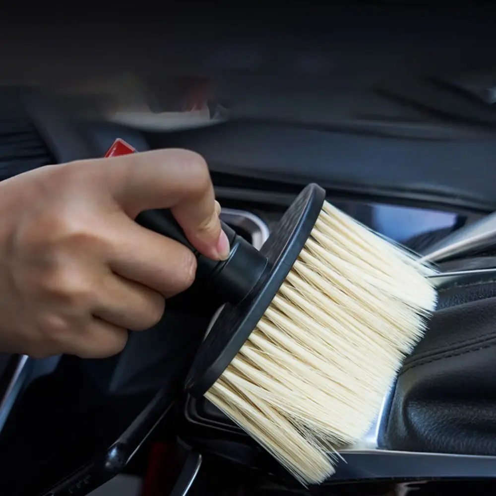 Thick Bristles Car Dust Brush Deep Cleaning Soft Wool Car Cleaning Tool Corrosion Resistance PP Auto Air Outlet Gap Brush