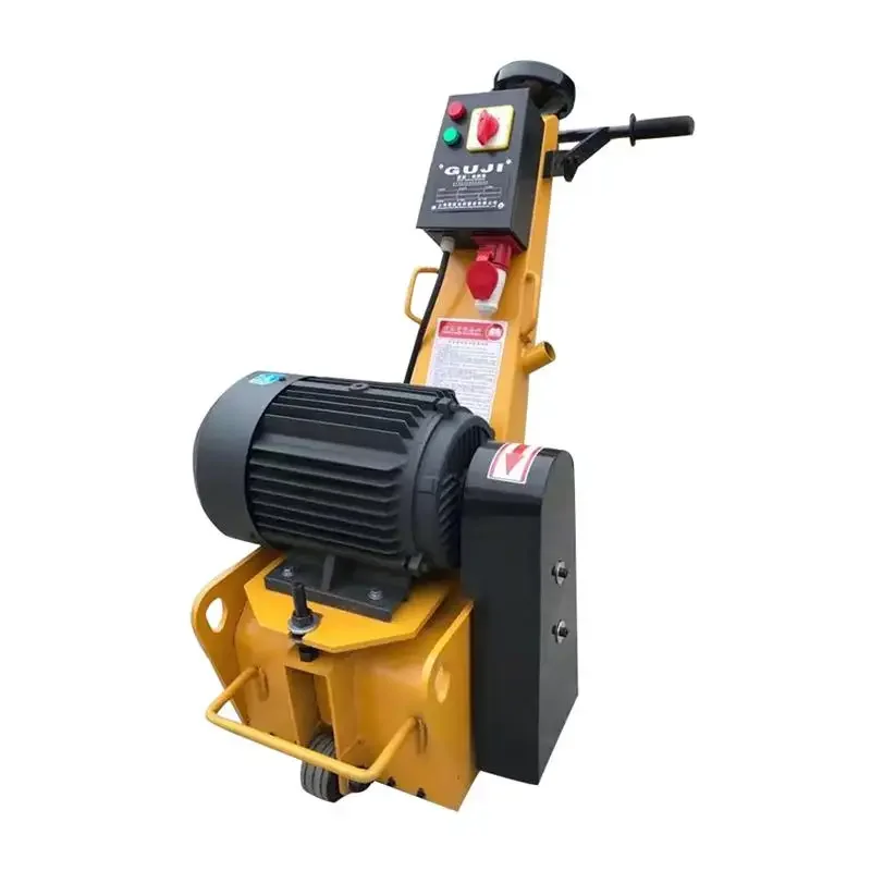 Electric milling machine Concrete cement floor hair pulling Old floor renovation hair chiseling machine