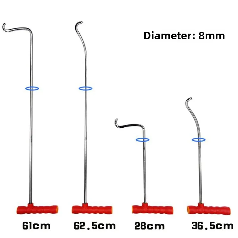 4 Pcs Special Shaped Hook  Pdr Crowbars Hook For Car Paint-less Dent Repair Tools 4