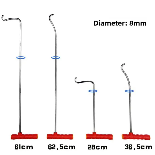 4 Pcs Special Shaped Hook  Pdr Crowbars Hook For Car Paint-less Dent Repair Tools 4