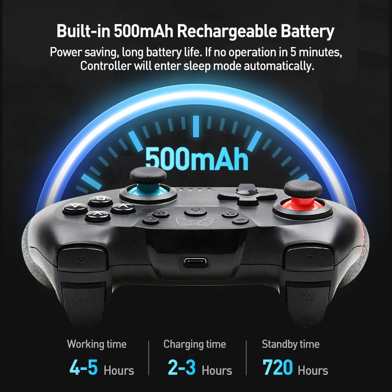 Bluetooth sem fio para nintendo switch & oled lite controlador de pc gamepad controle joystick computador jogo almofada mando comando jogos