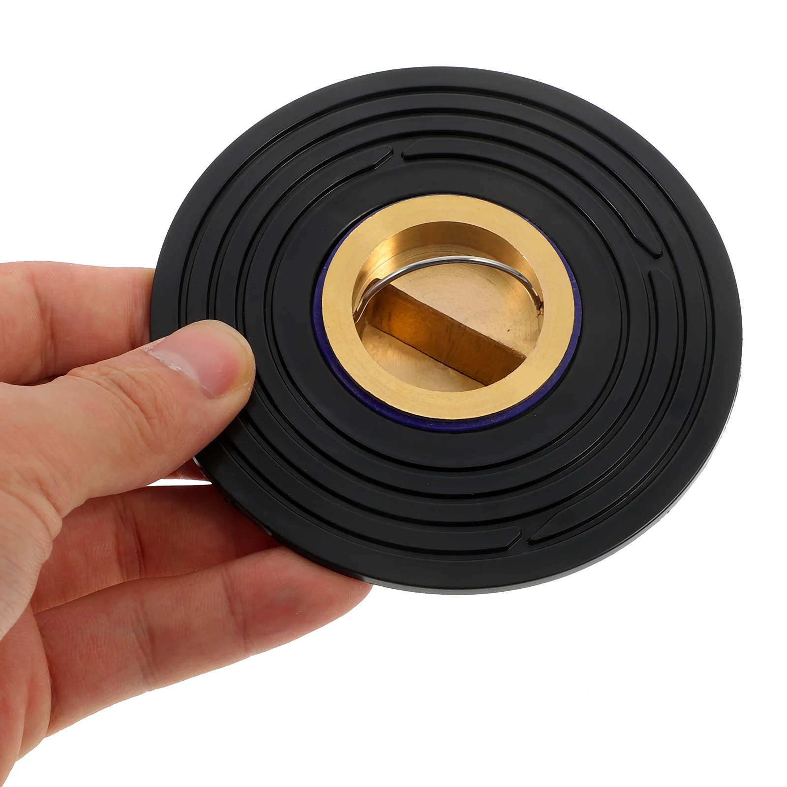

Copper Sink Strainer Floor Drain Strainer Anti-Clogging Design Durable Easy Install Bathroom Sink Stopper Replacement