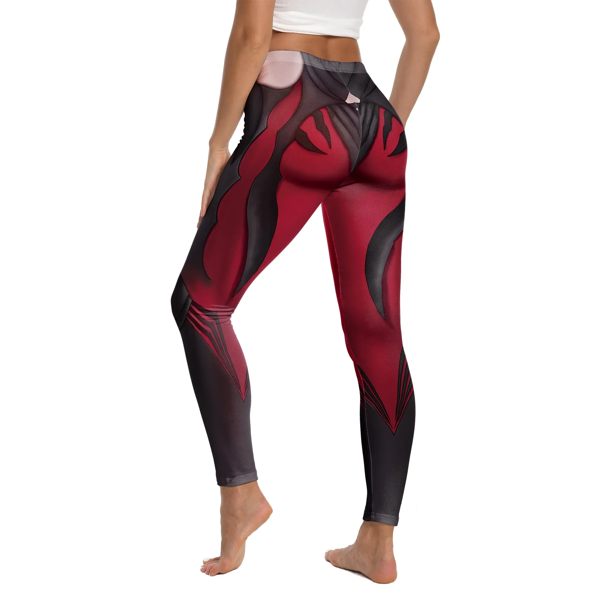 Леггинсы с принтом Elise Spider Queen в готическом стиле, модные эластичные брюки, спортивные штаны для фитнеса, йоги, сексуальные леггинсы