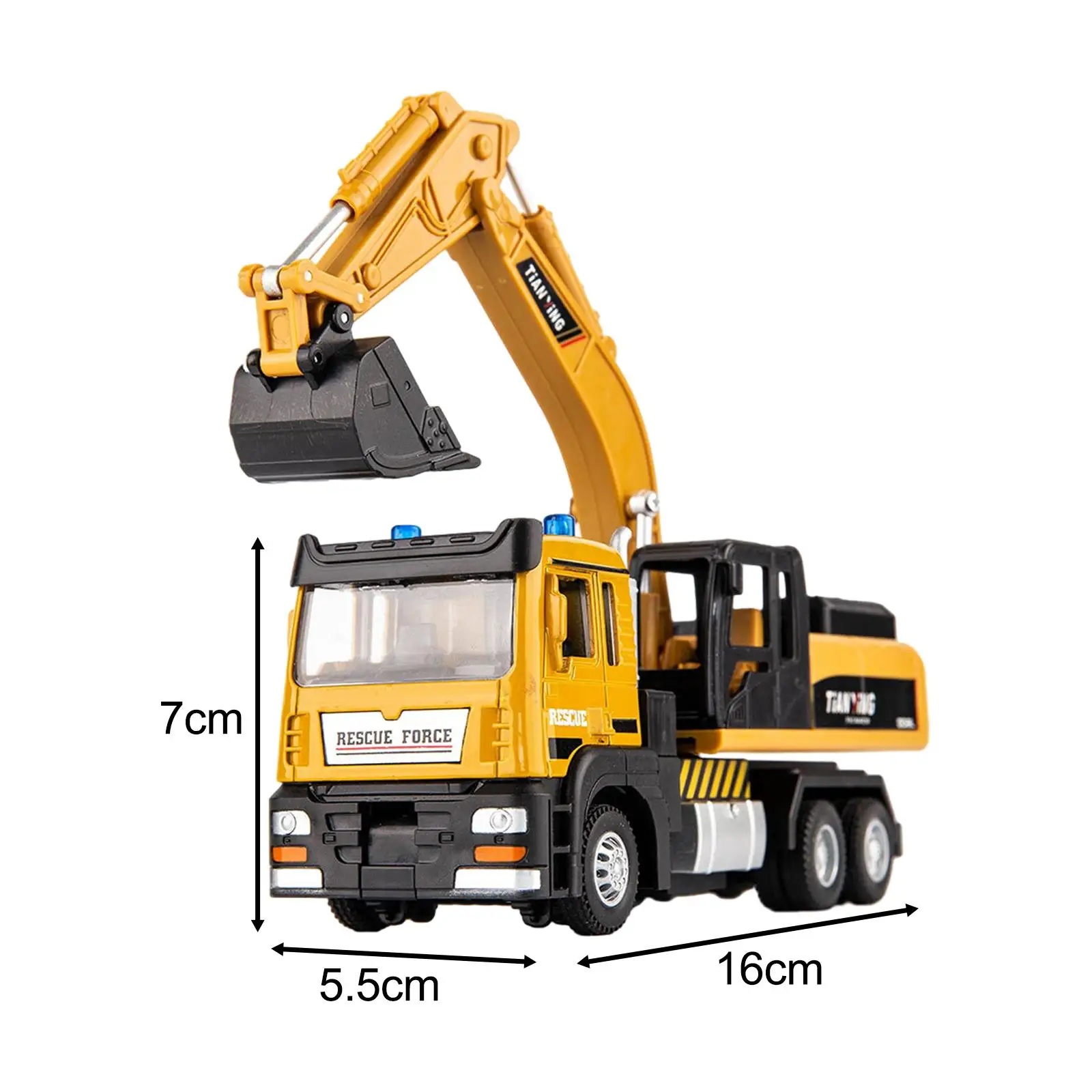 Pull Back Car Toy Truck Construction Educational Toys Alloy Engineering Truck