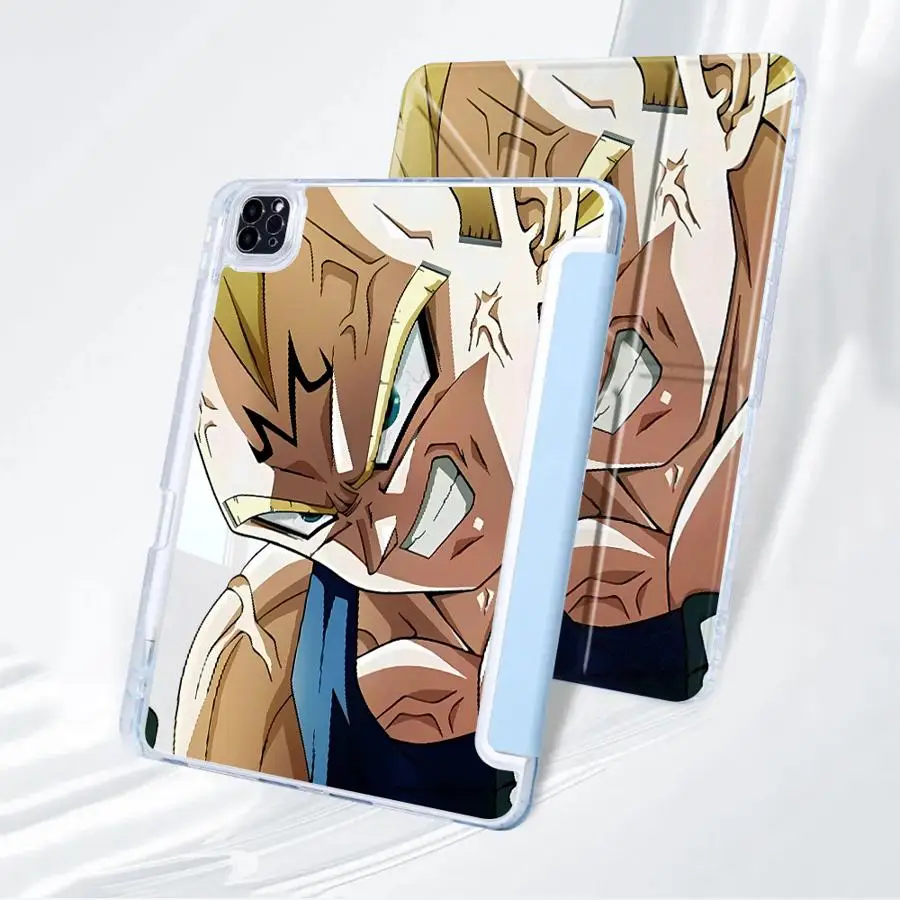 D-ragonS BallS Holder Cover Tablet Case For iPad Pro 11th 10th 9th 8th 12 Pro 2025 Mini 6 7 Air 4 5 M3 M2 M4 11inch Y-Fold
