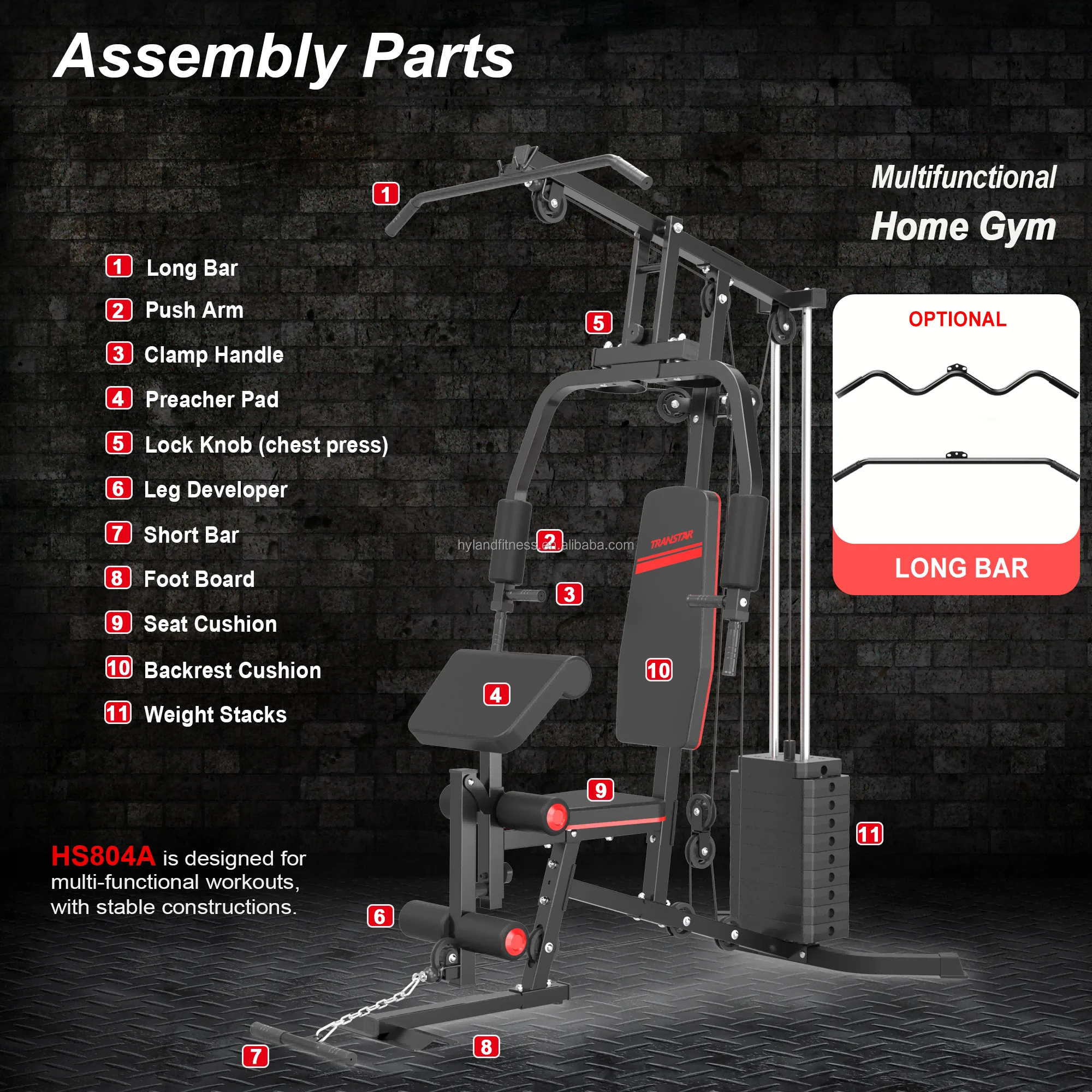 High Quality Multi Station Hom - огляд і ціна Home Gym Multi Station
