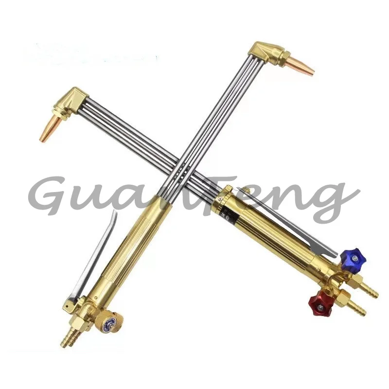 3-Tube Stainless Steel Anti-Backfire Isobaric Torch Type 200 with Handle for Precision Metal Work