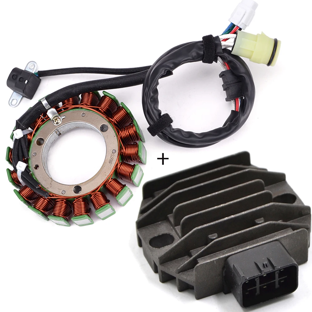 

Stator Coil + Voltage Regulator Rectifier For Yamaha YFM350 YFM400 YFM450 YFM 350 450 Grizzly Kodiak Wolverine Bruin