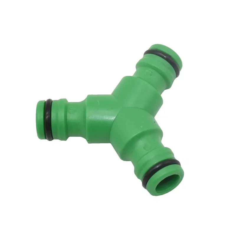 1/2\'\' Garden Hose Pipe Repair Tee Water Connectors Quick Fix Triple Tree Port Joint Water Gun Fitting Greenhouse