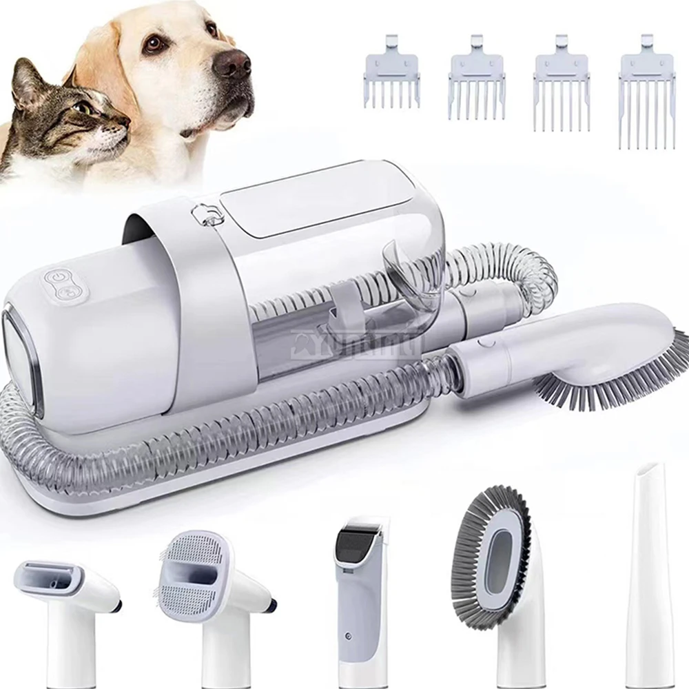 Household Pet Wireless Hair Aspirateur Electrique Dog Grooming Kit Comb Vacuum Suction Force Pet Aspirateur Electrique