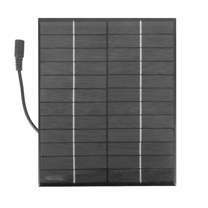 12V 5.2W Mini Solar Panel Polycrystalline Solar Cells Silicon Epoxy Solar DIY Module System Battery Charger + DC Output