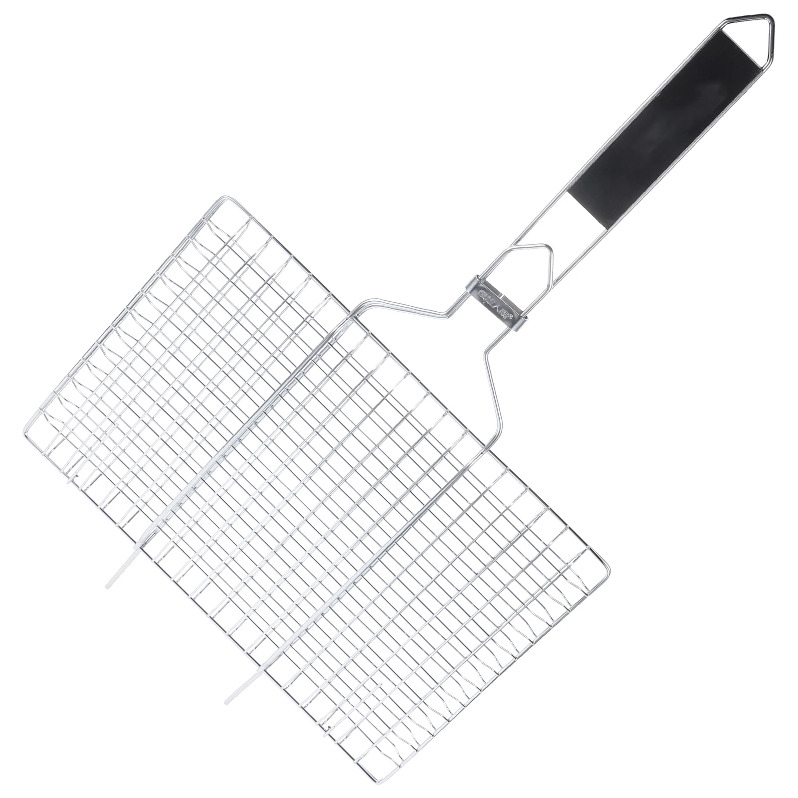 

Stainless Steel Barbecue Grill Baskets BBQ Folder for Grilling Outdoor Camping Hiking Picnic Easy Assemble Disassemble