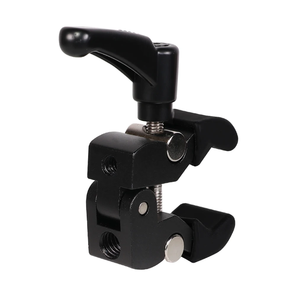 

Photography Super Clamp 1/4'' and 3/8'' Thread Clip for DSLR,Camera Tripod Monopod Studio Flash Bracket Tripod Arm Camera