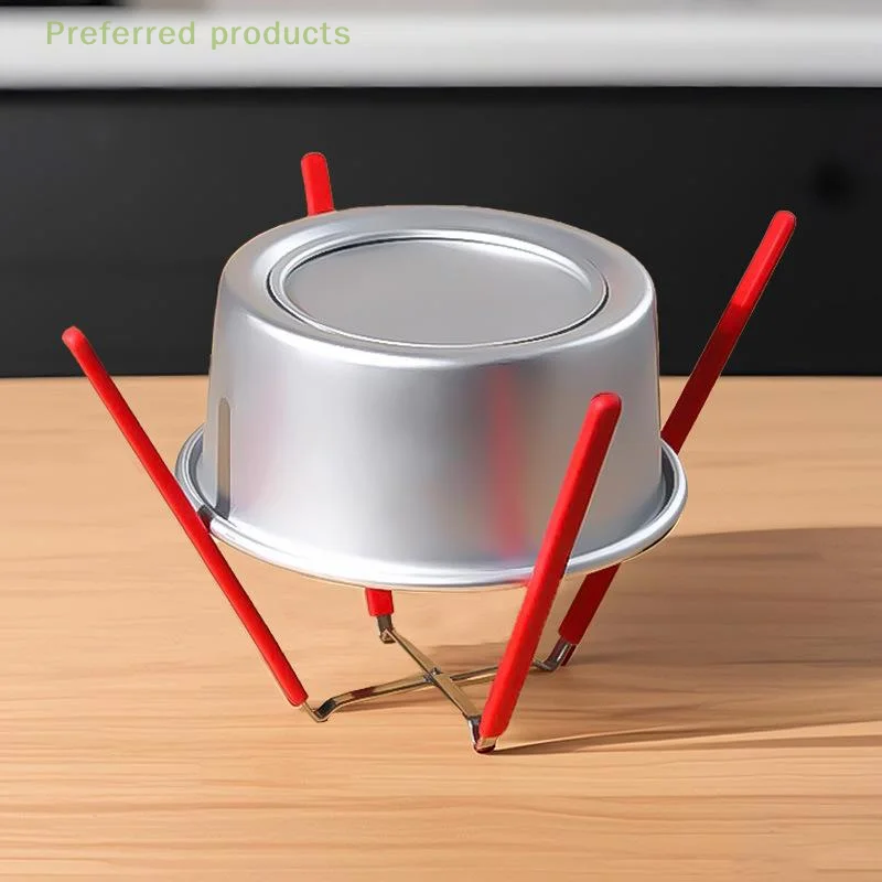 Stainless Steel Silicone Cooling Rack For Chiffon Cake Inverted Drying Stand Collapsible Baking Tool For Baking Cooking Grilling